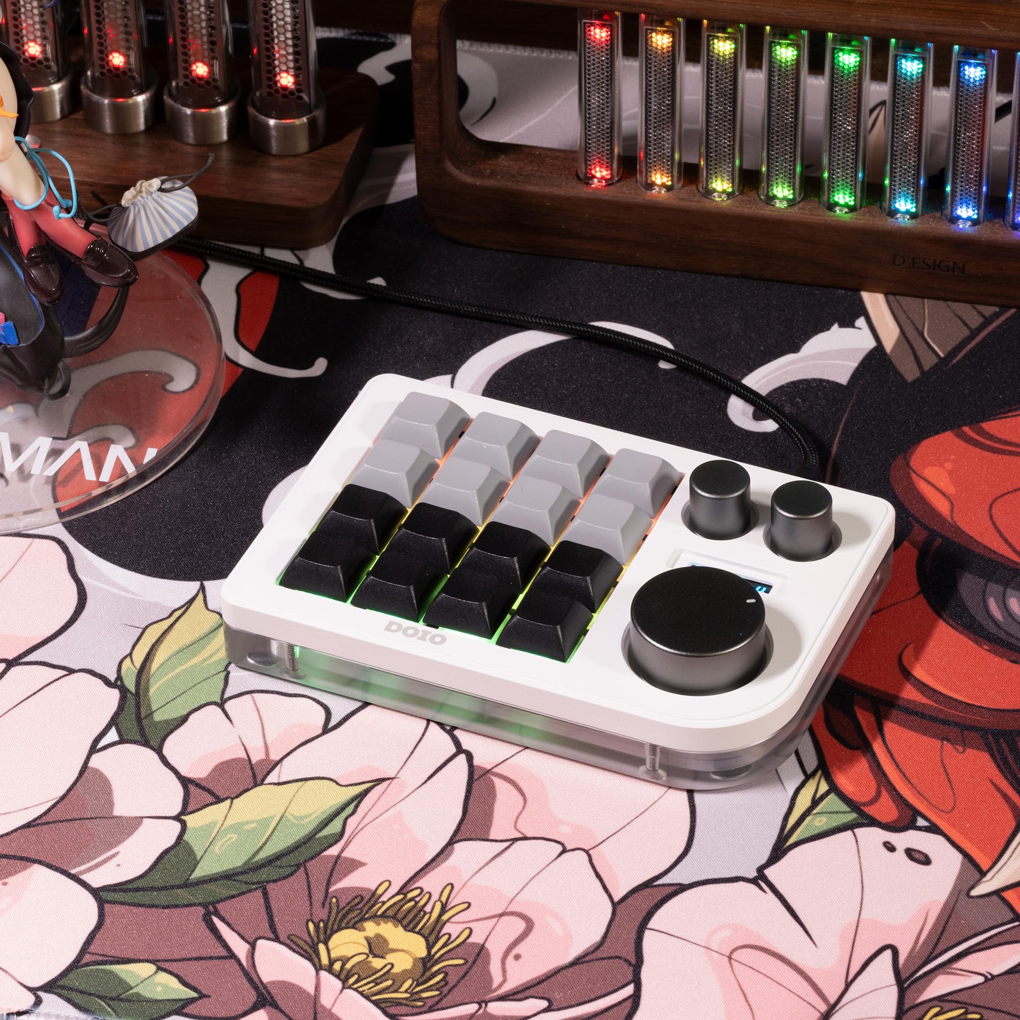 Amazon | KB16 マクロメカニカルキーボードアルミニウム製/片手